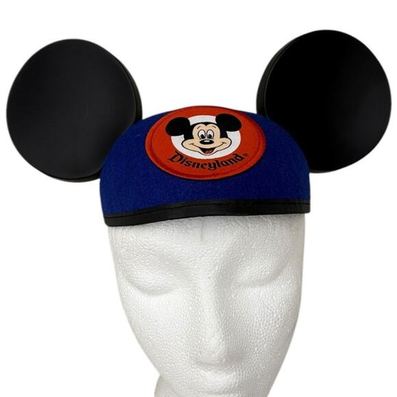 Disneyland Mickey Mouse Ears Blue With Patch (Gavin embroidered on back) Youth - Picture 6 of 7